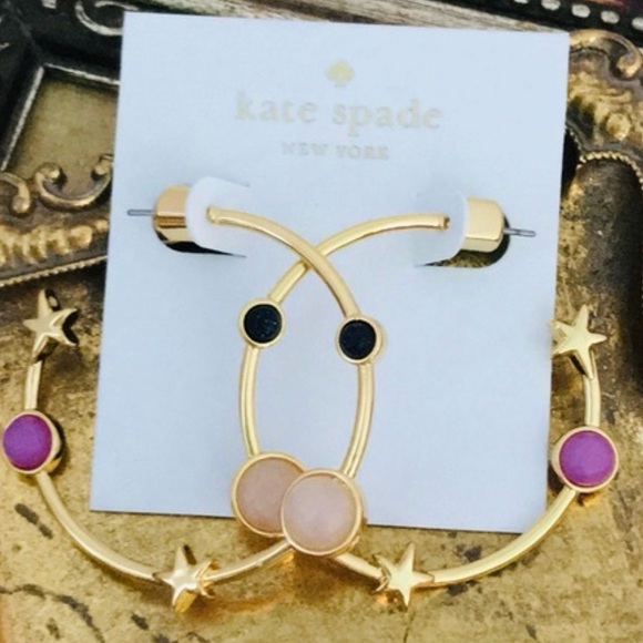 KATE SPADE On The Rocks Hoop Earrings - Picture 5 of 6